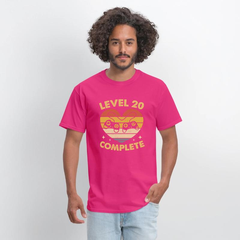 Level 20 Complete Video Gamer 20th wedding vintage