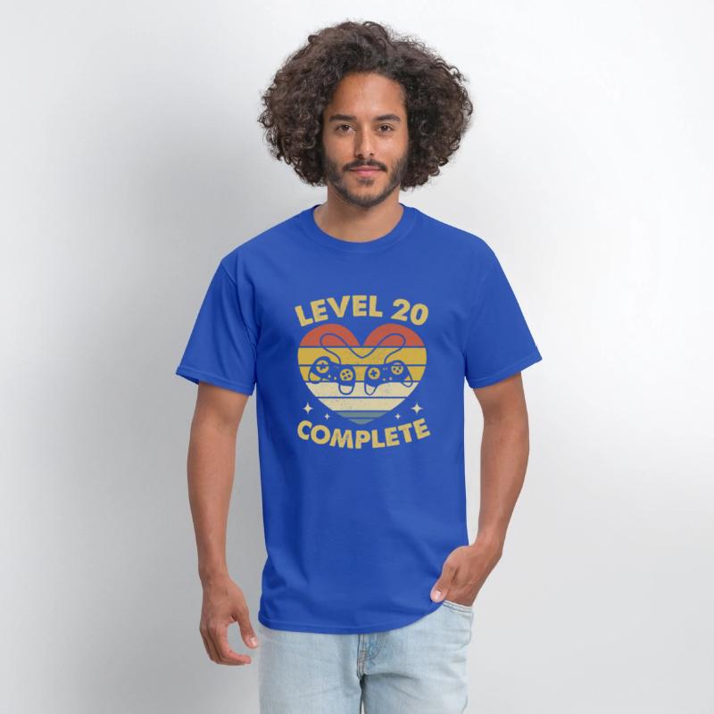 Level 20 Complete Video Gamer 20th wedding vintage