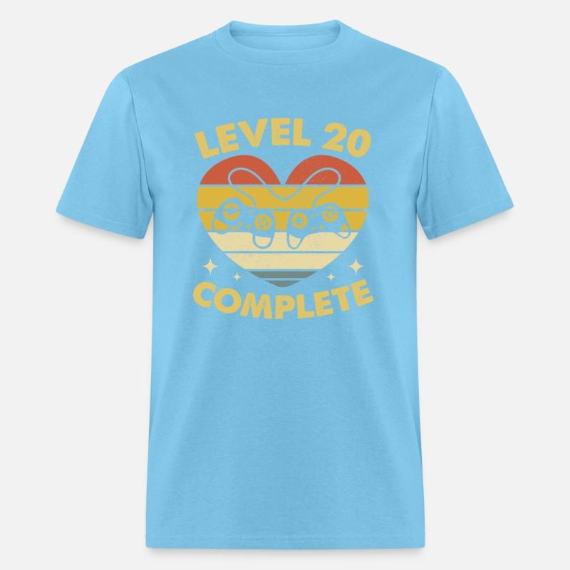 Level 20 Complete Video Gamer 20th wedding vintage
