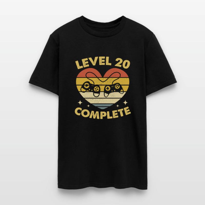 Level 20 Complete Video Gamer 20th wedding vintage