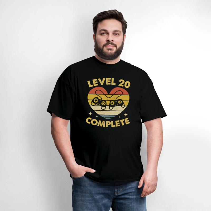 Level 20 Complete Video Gamer 20th wedding vintage