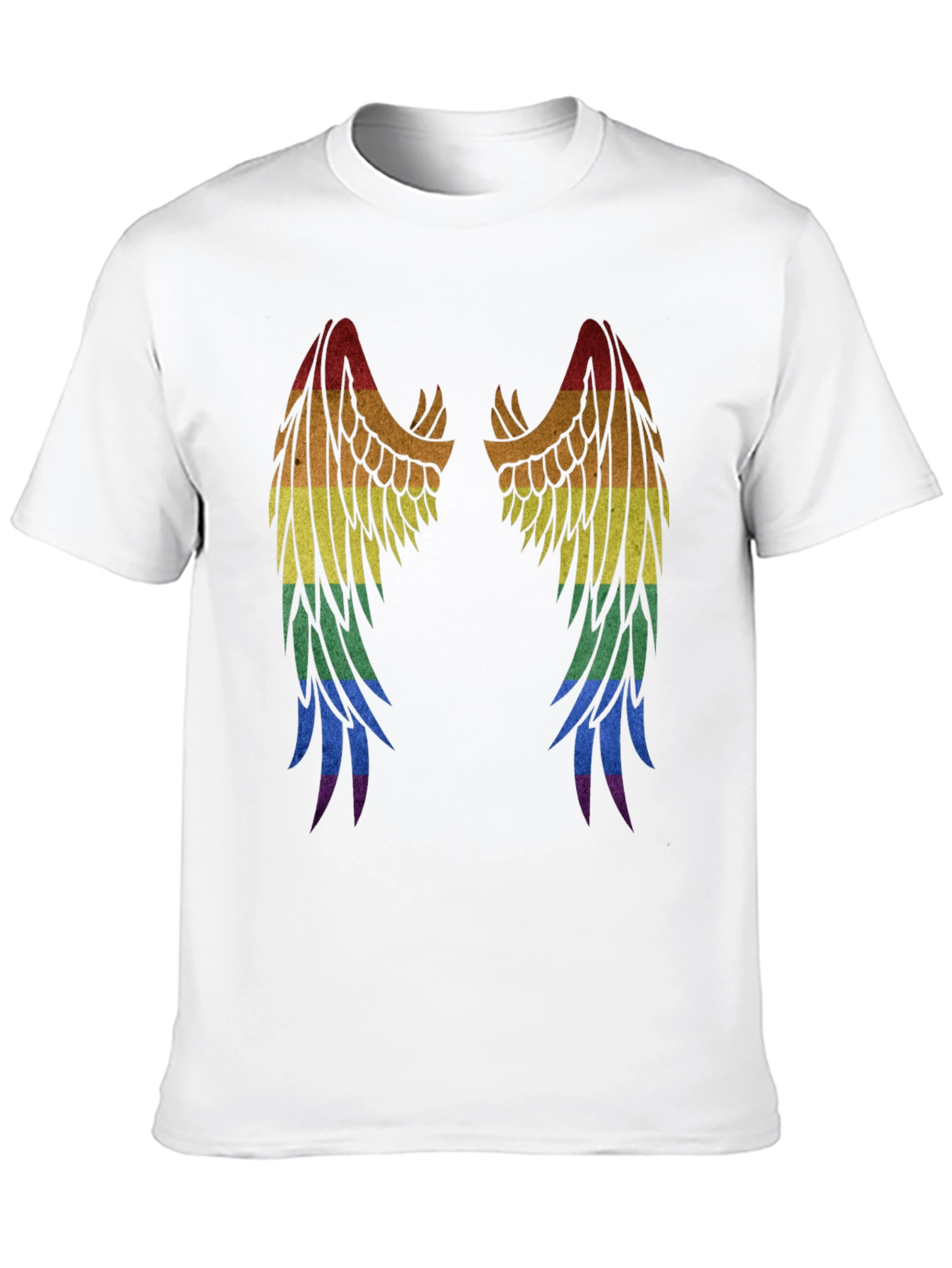 Rainbow Angel Wings T-Shirt - Pride Apparel