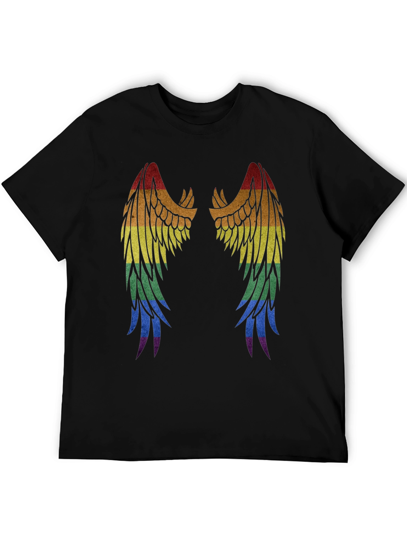 Rainbow Angel Wings T-Shirt - Pride Apparel