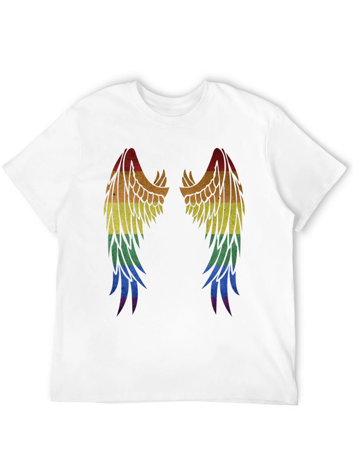 Rainbow Angel Wings T-Shirt - Pride Apparel