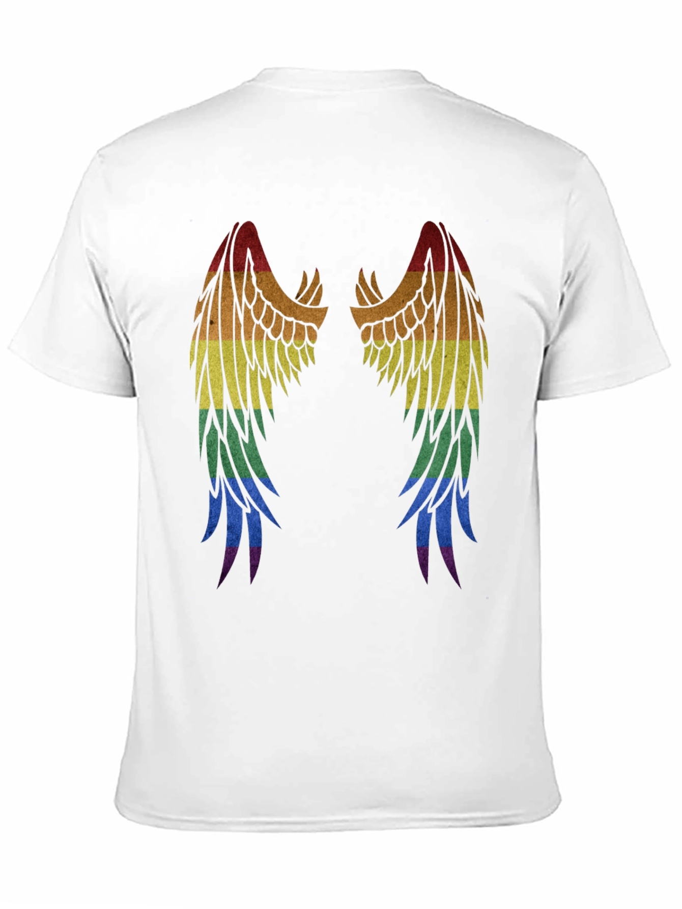 Rainbow Angel Wings T-Shirt - Pride Apparel