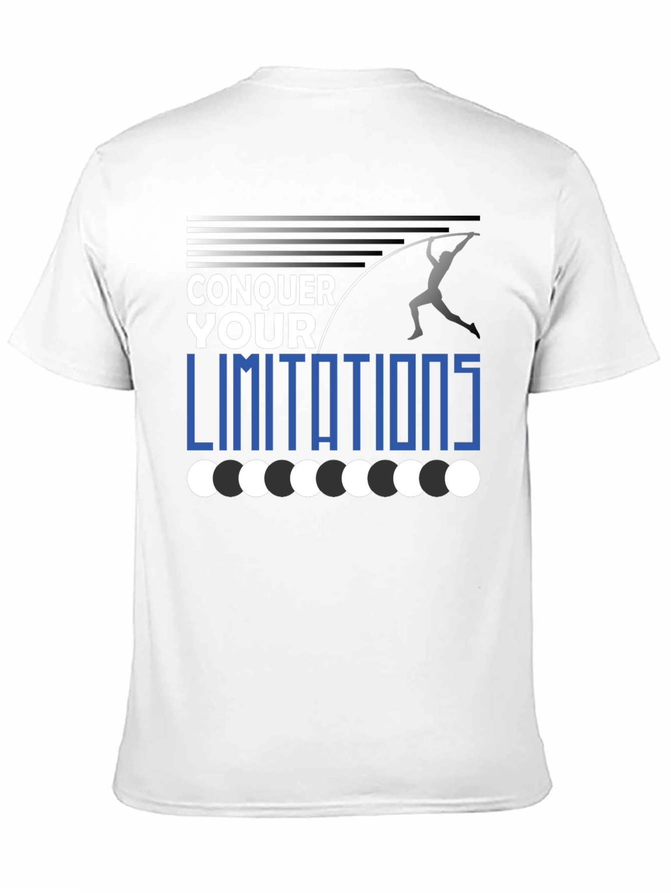 Conquer Your Limitations Graphic Tee Pole Vault