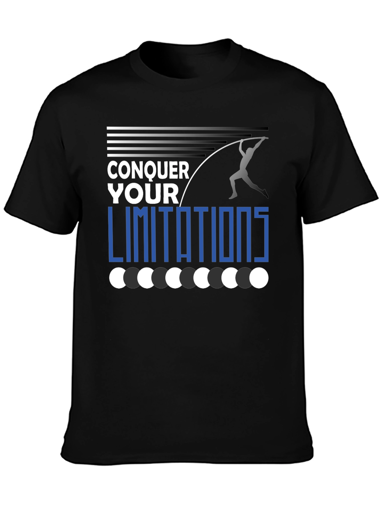 Conquer Your Limitations Graphic Tee Pole Vault