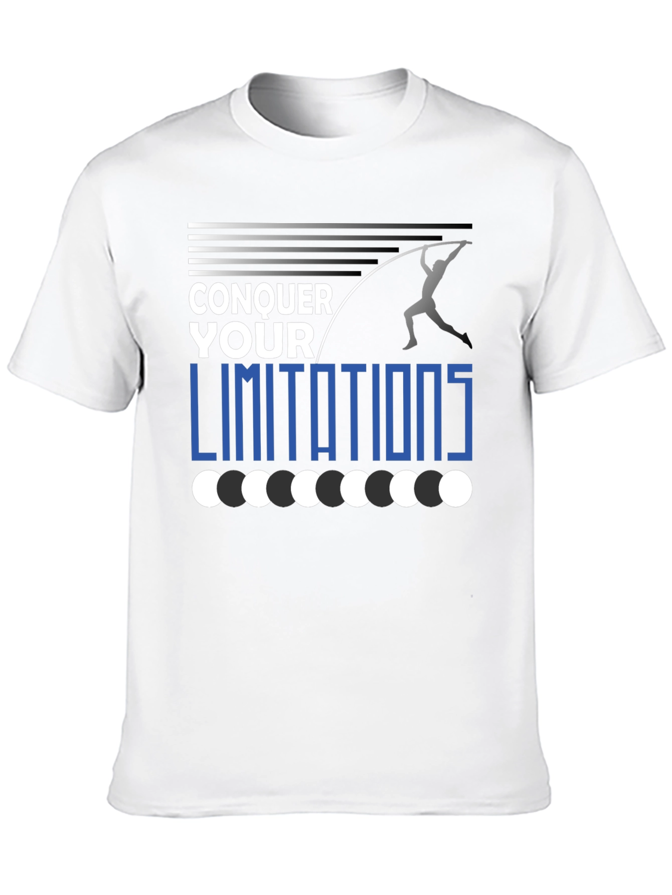 Conquer Your Limitations Graphic Tee Pole Vault