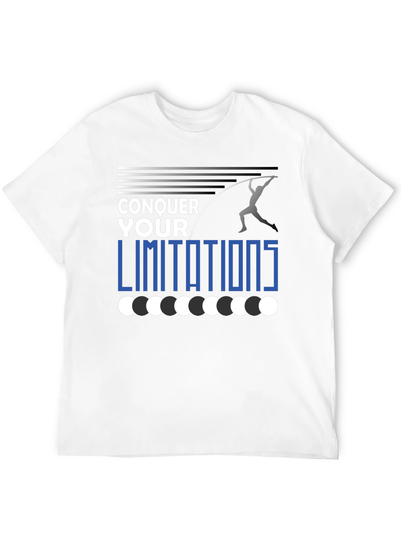 Conquer Your Limitations Graphic Tee Pole Vault