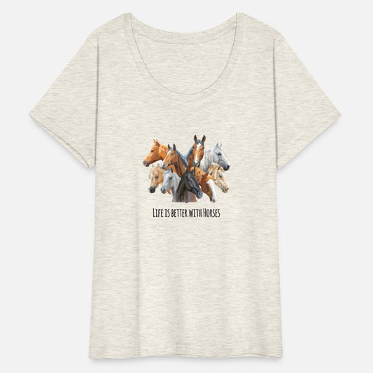 Life is Better with Horses Breeds Equestrian Lover