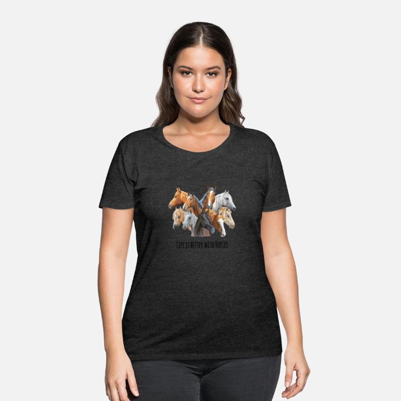 Life is Better with Horses Breeds Equestrian Lover