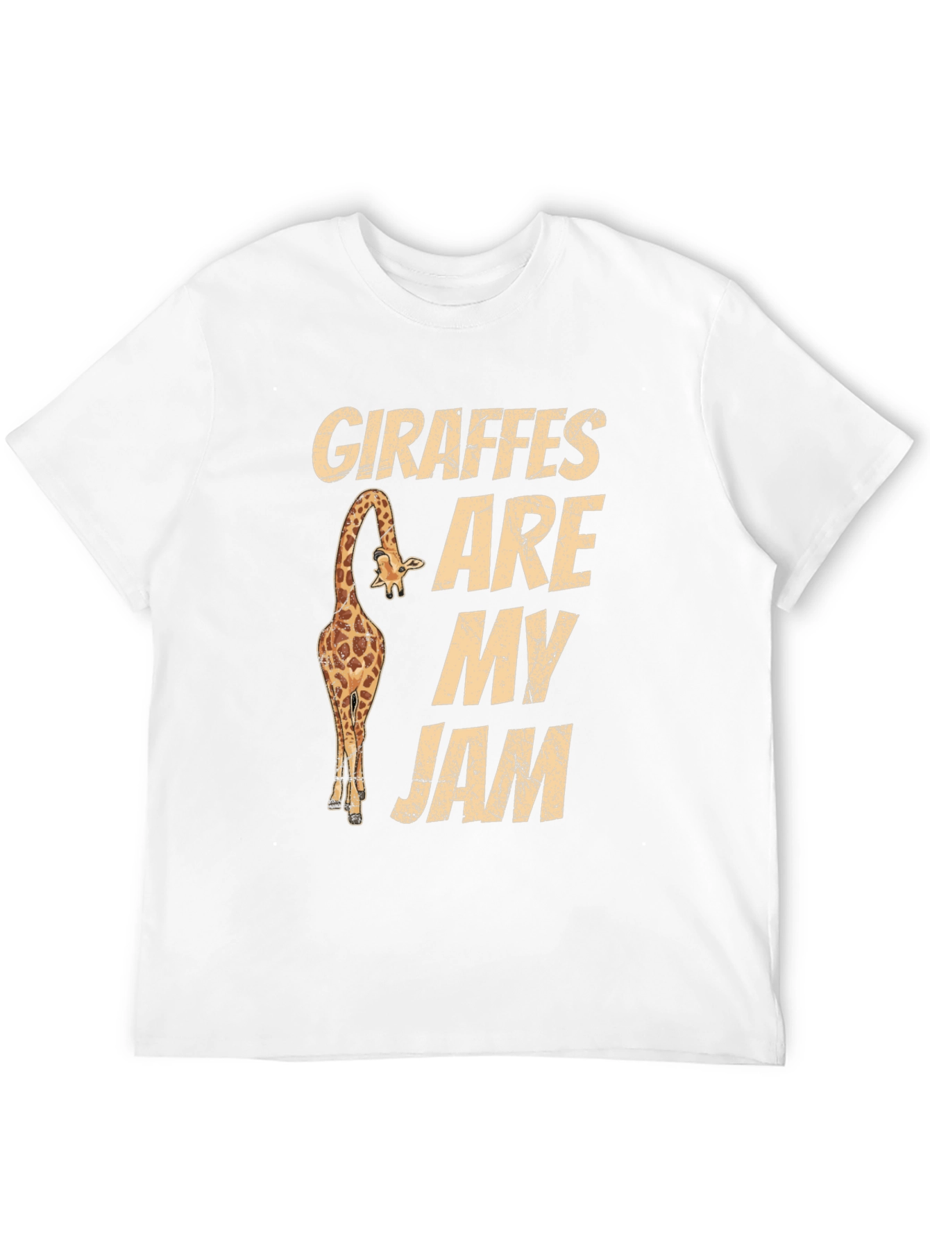 Giraffes Are My Jam Graphic Tee - Black T-Shirt