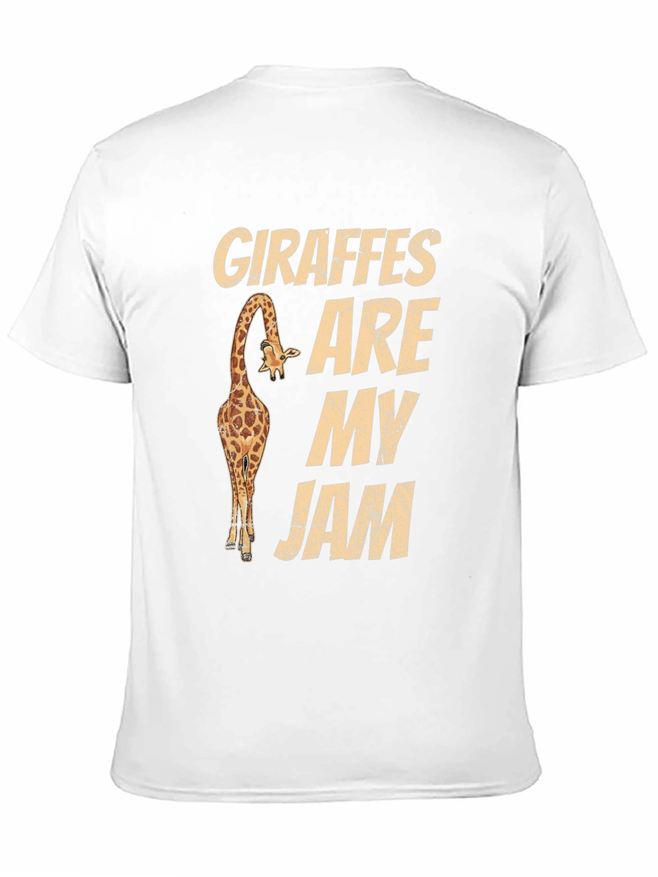Giraffes Are My Jam Graphic Tee - Black T-Shirt