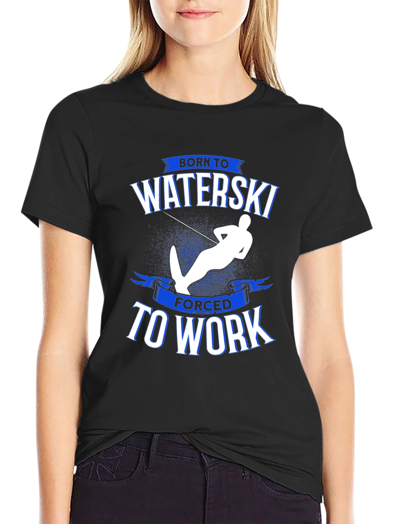 Born to Waterski T-Shirt - Funny Hobby Tee