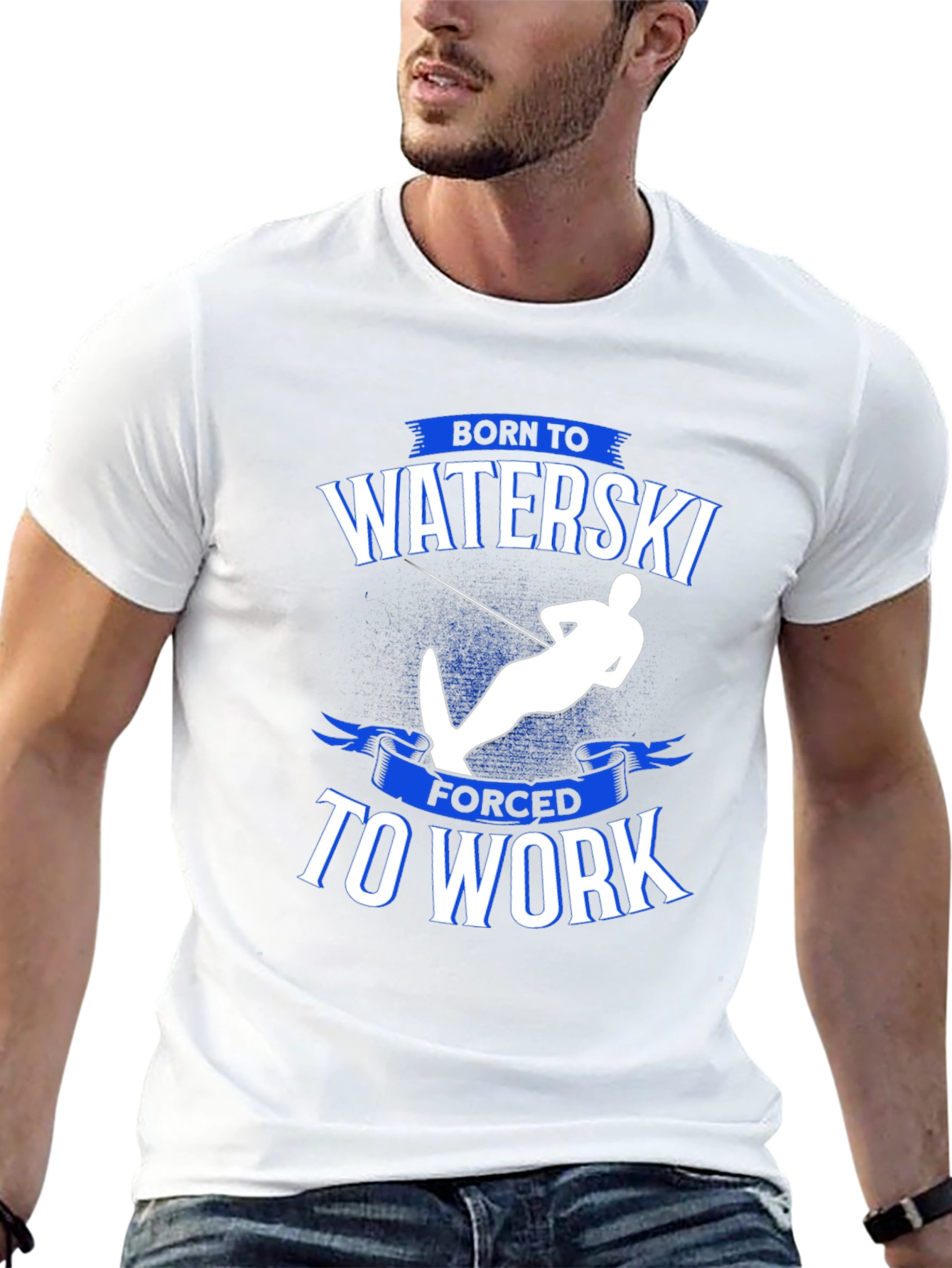 Born to Waterski T-Shirt - Funny Hobby Tee