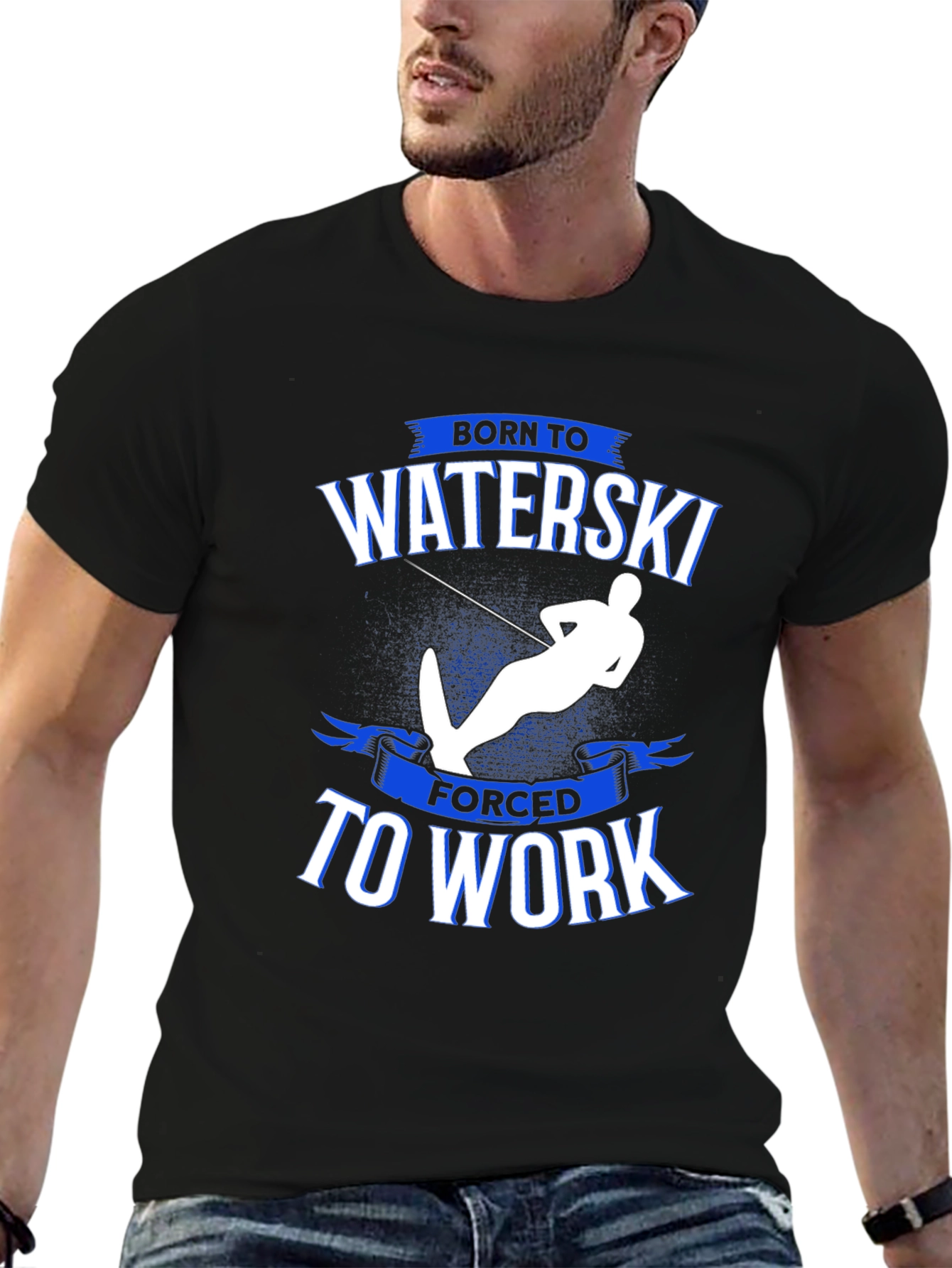 Born to Waterski T-Shirt - Funny Hobby Tee