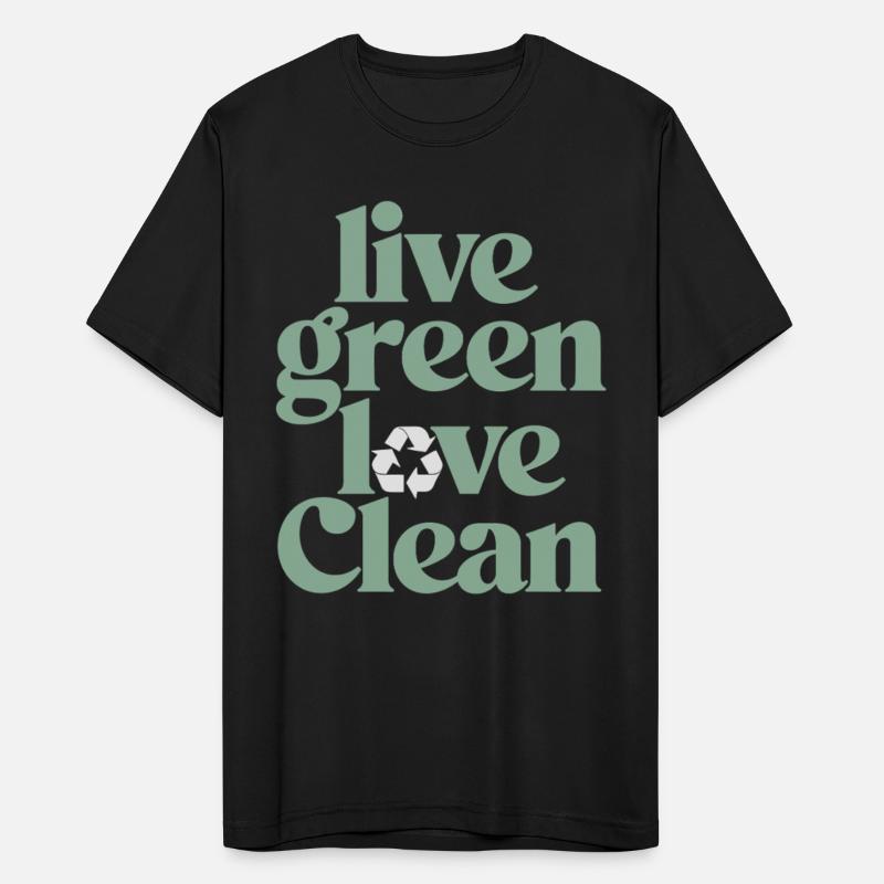 Live Green Love Clean Vegan Vegetarian Lifestyle