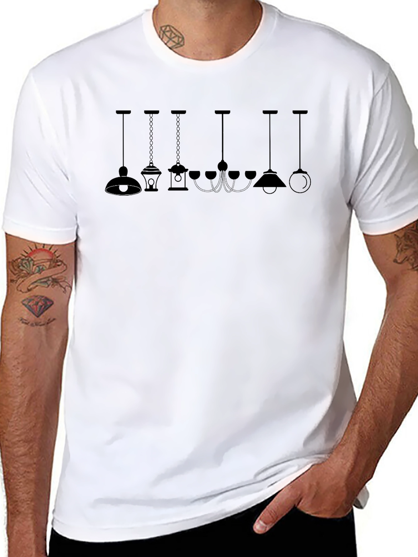 Modern Pendant Light T-Shirt - Stylish Graphic Tee