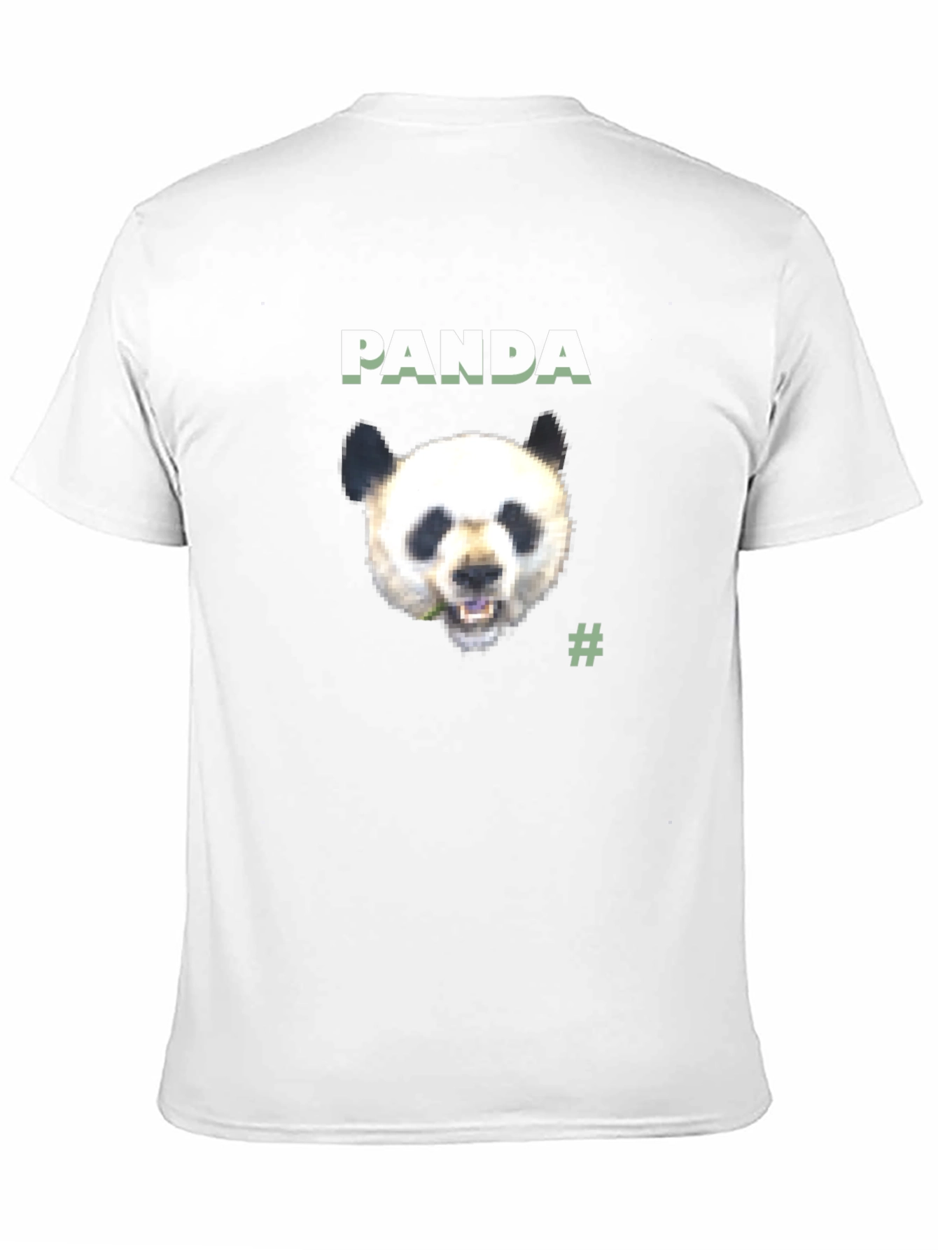Panda Graphic Tee - Black Cotton Blend
