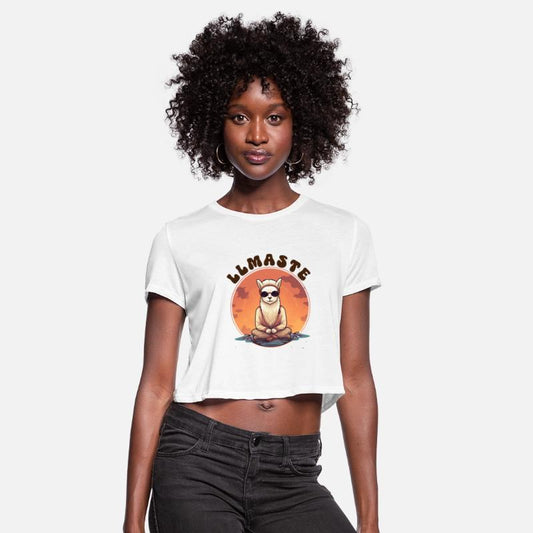 LLMASTE Yogi Alpaca Fun Namaste Design
