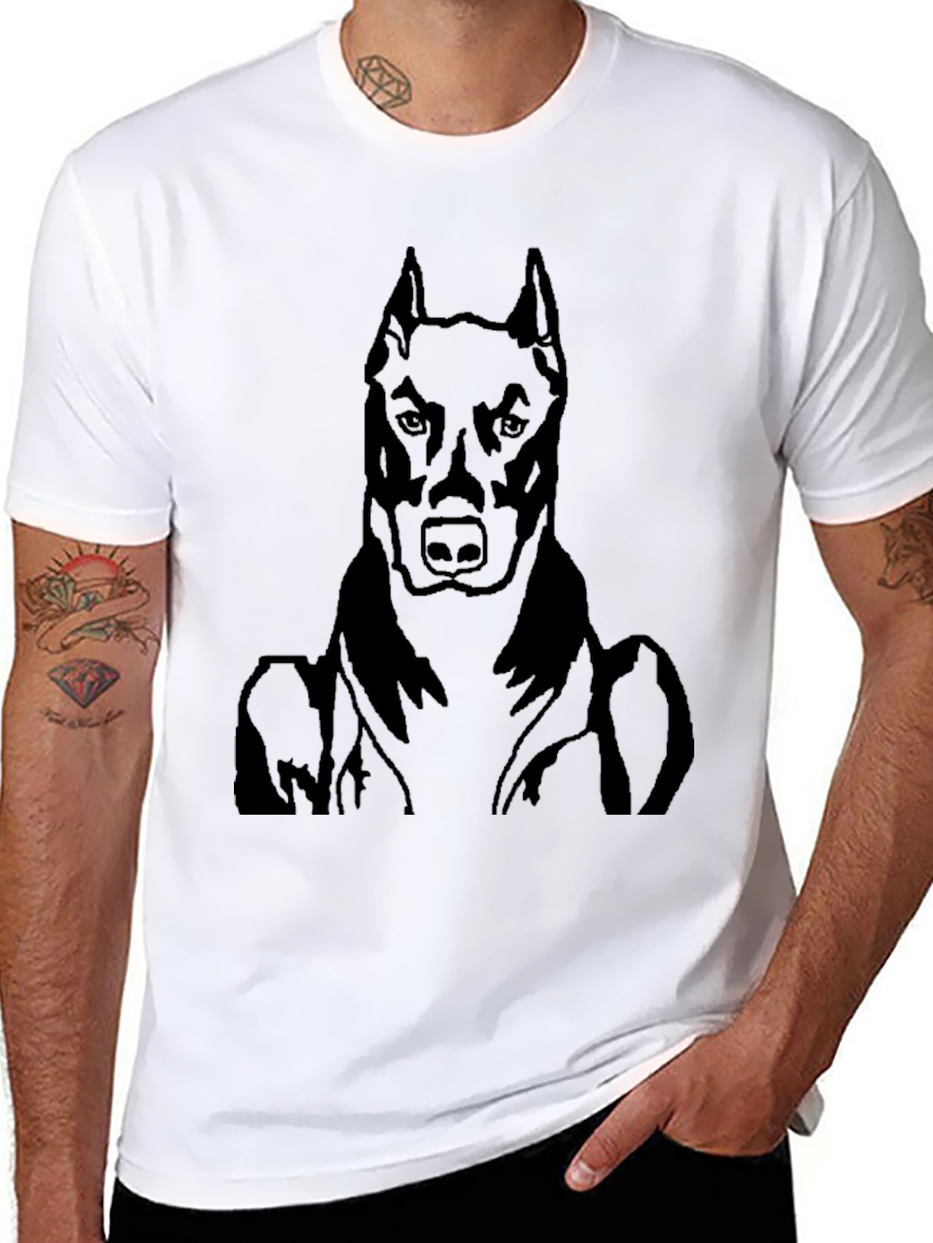 Dog Portrait T-Shirt - Bold Graphic Tee