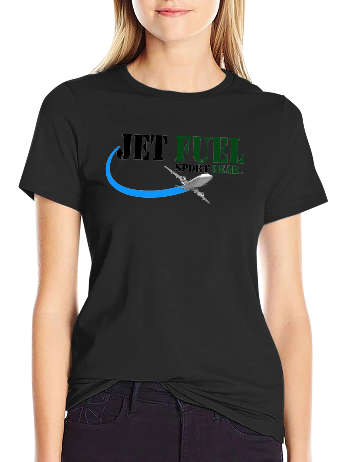 Jet Fuel Sport Gear Black T-Shirt