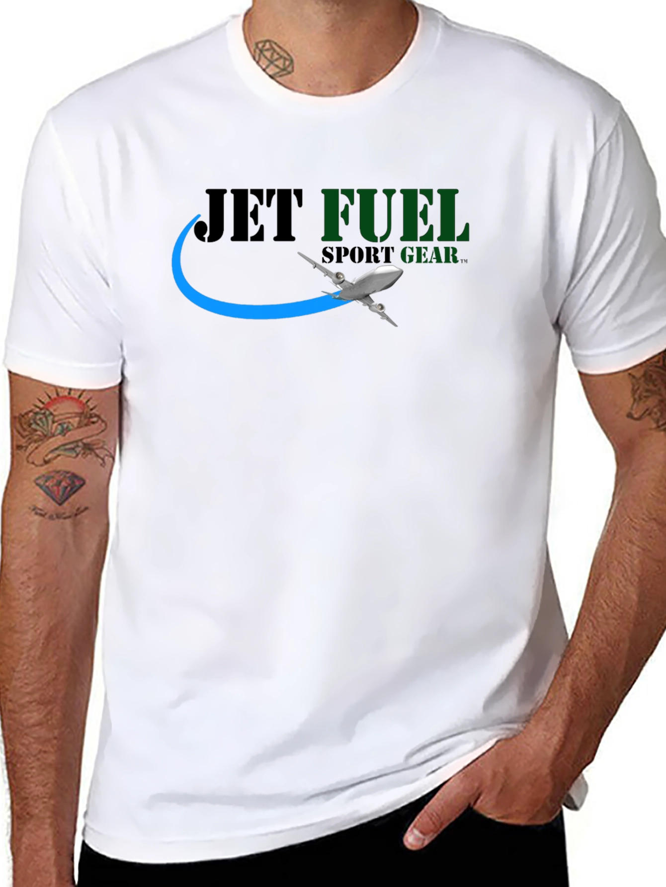 Jet Fuel Sport Gear Black T-Shirt