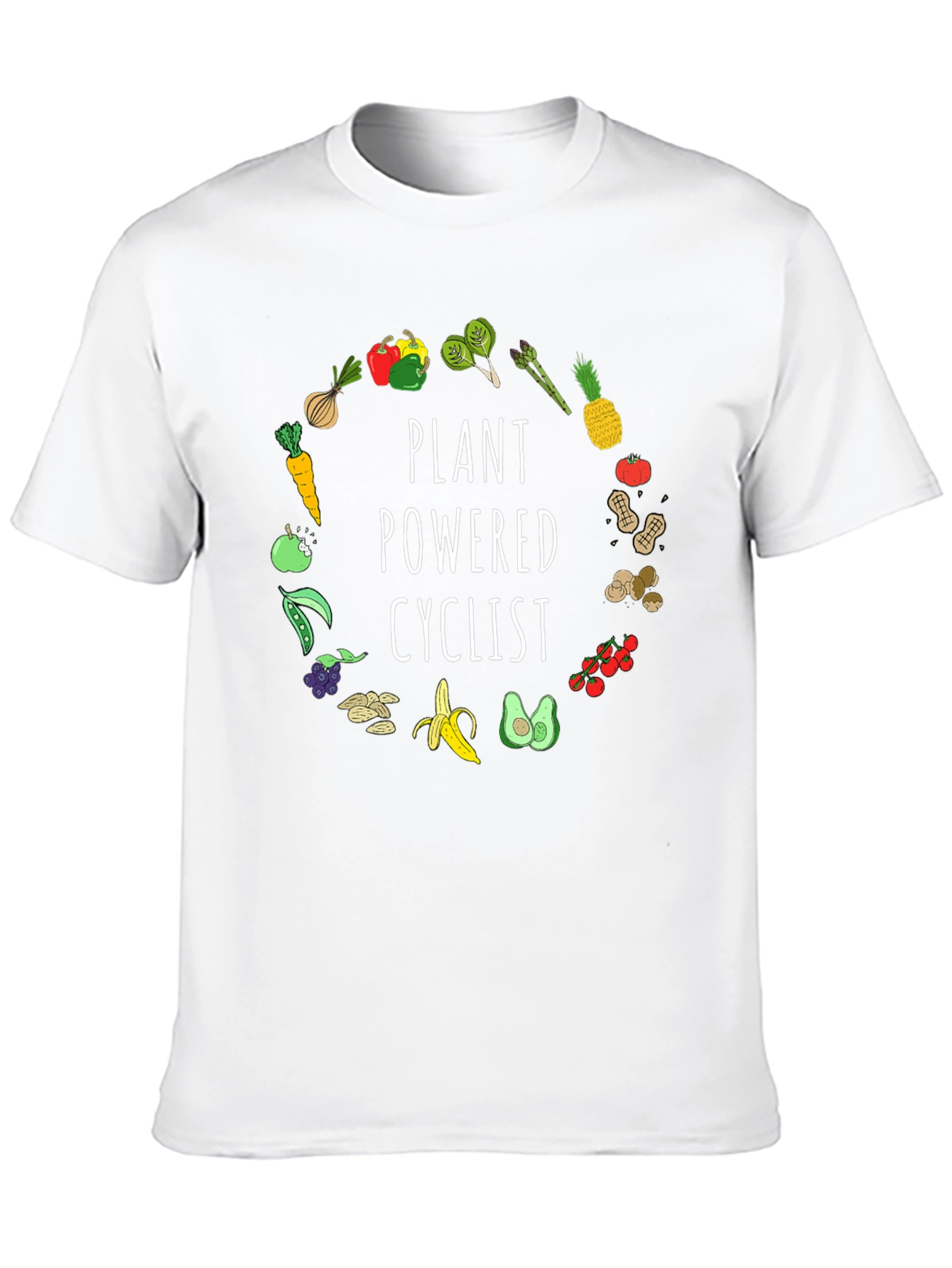 Plant Powered Cyclist Graphic Tee