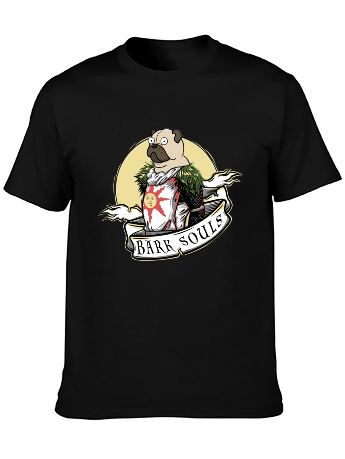 Bark Souls Funny Pug T-Shirt