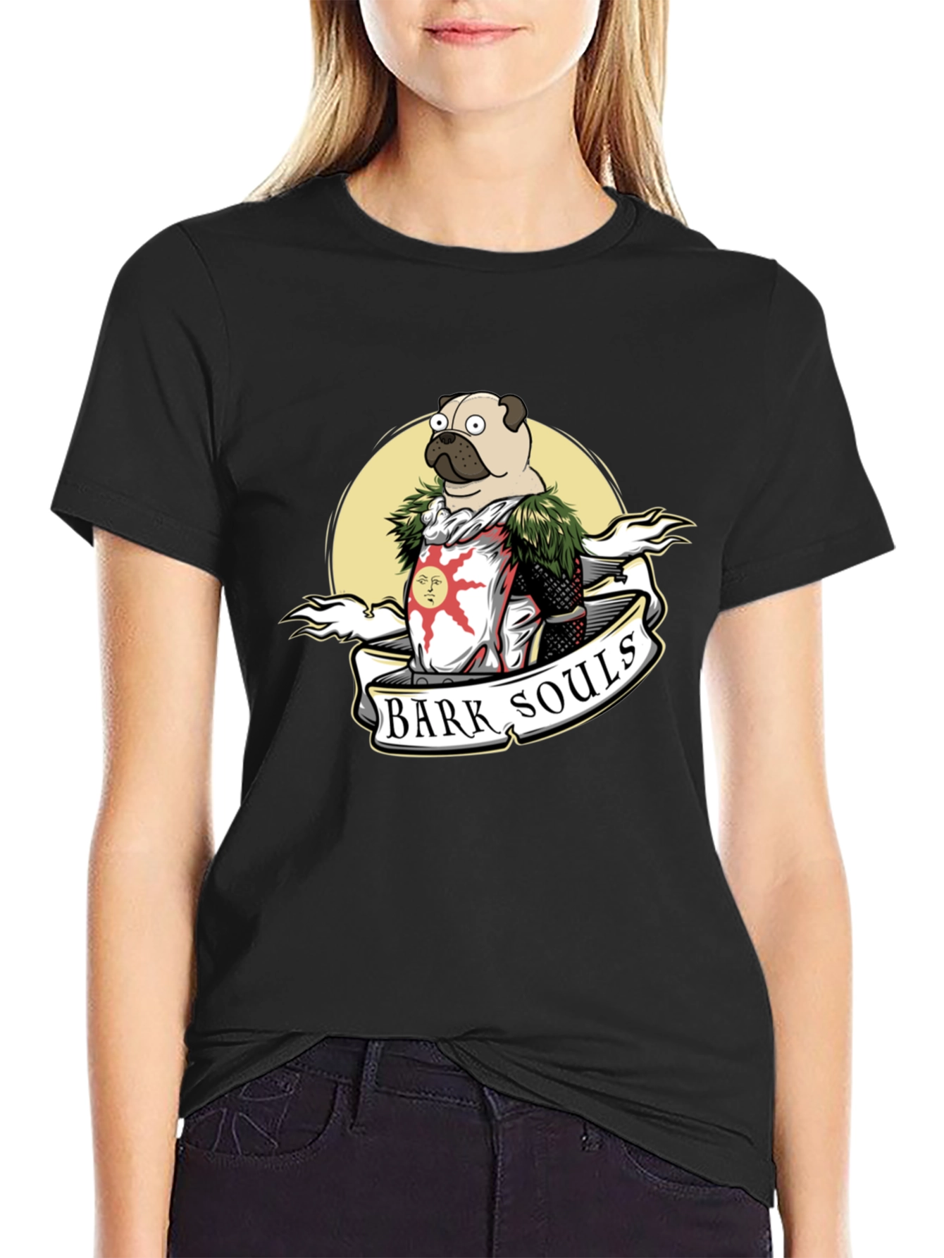 Bark Souls Funny Pug T-Shirt