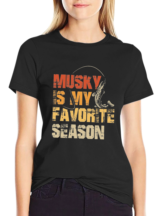 Musky Fishing T-Shirt - Favorite Season Tee