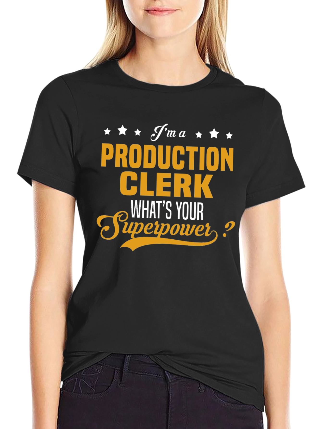 Production Clerk Superpower T-Shirt