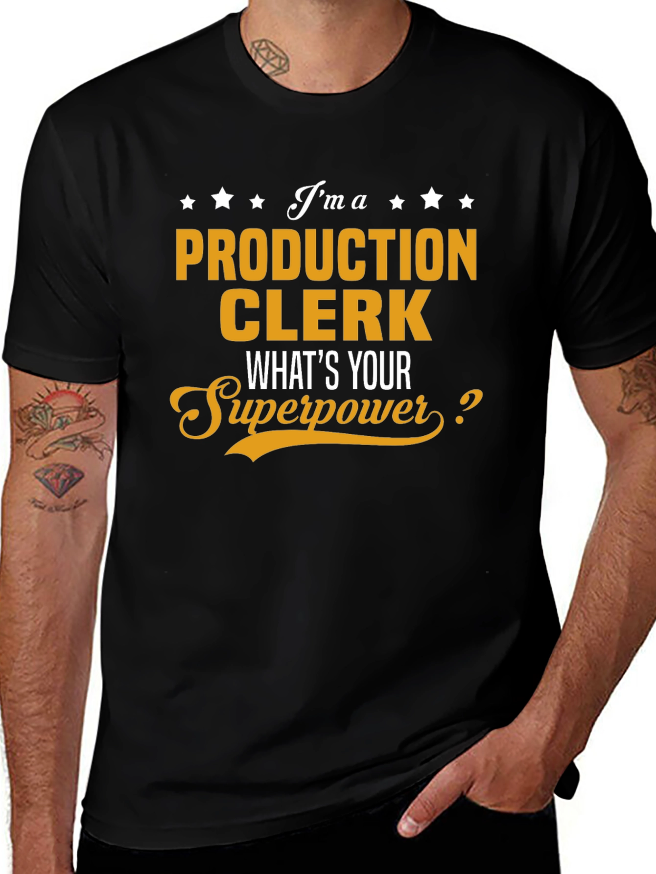 Production Clerk Superpower T-Shirt