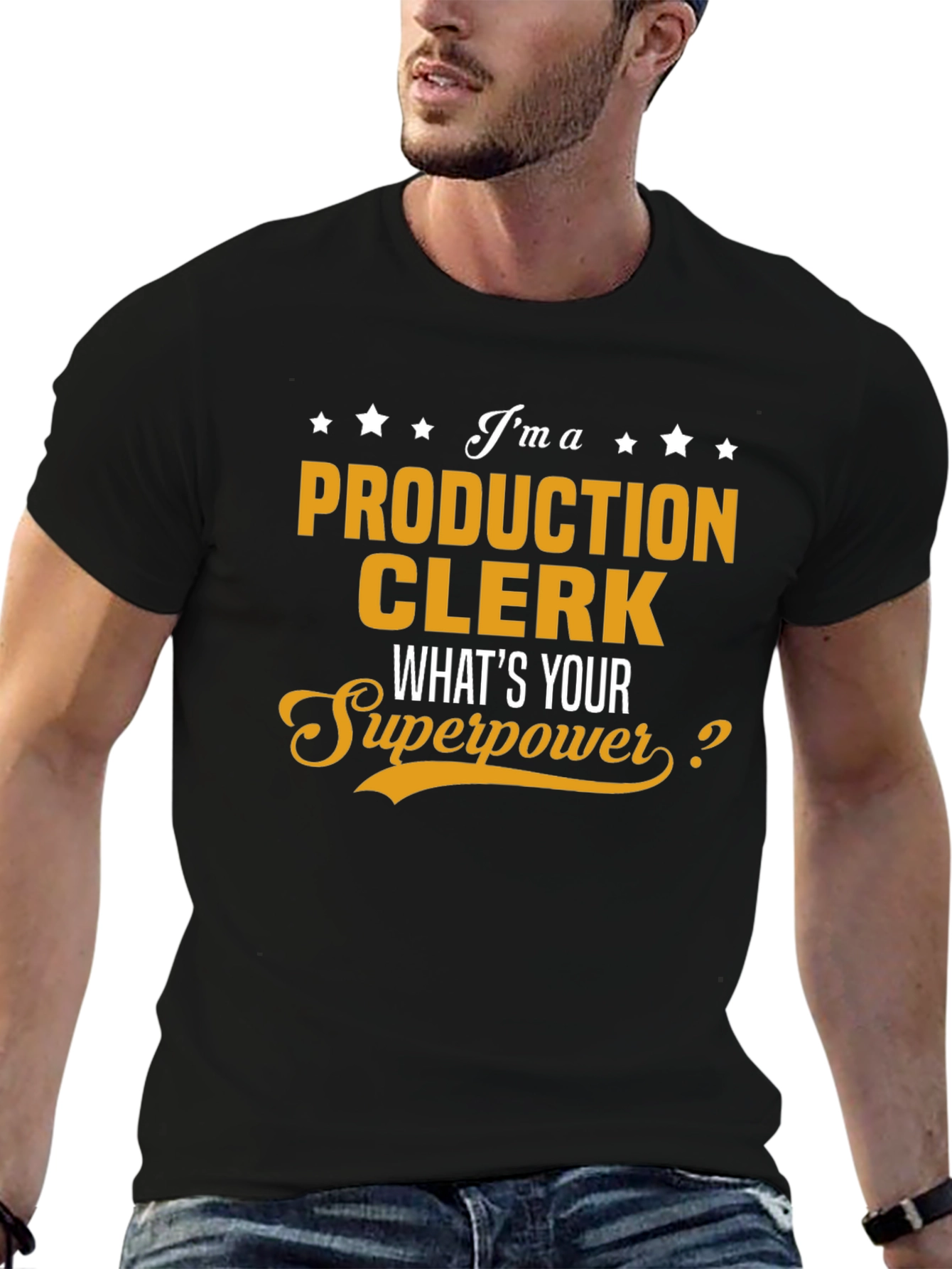 Production Clerk Superpower T-Shirt