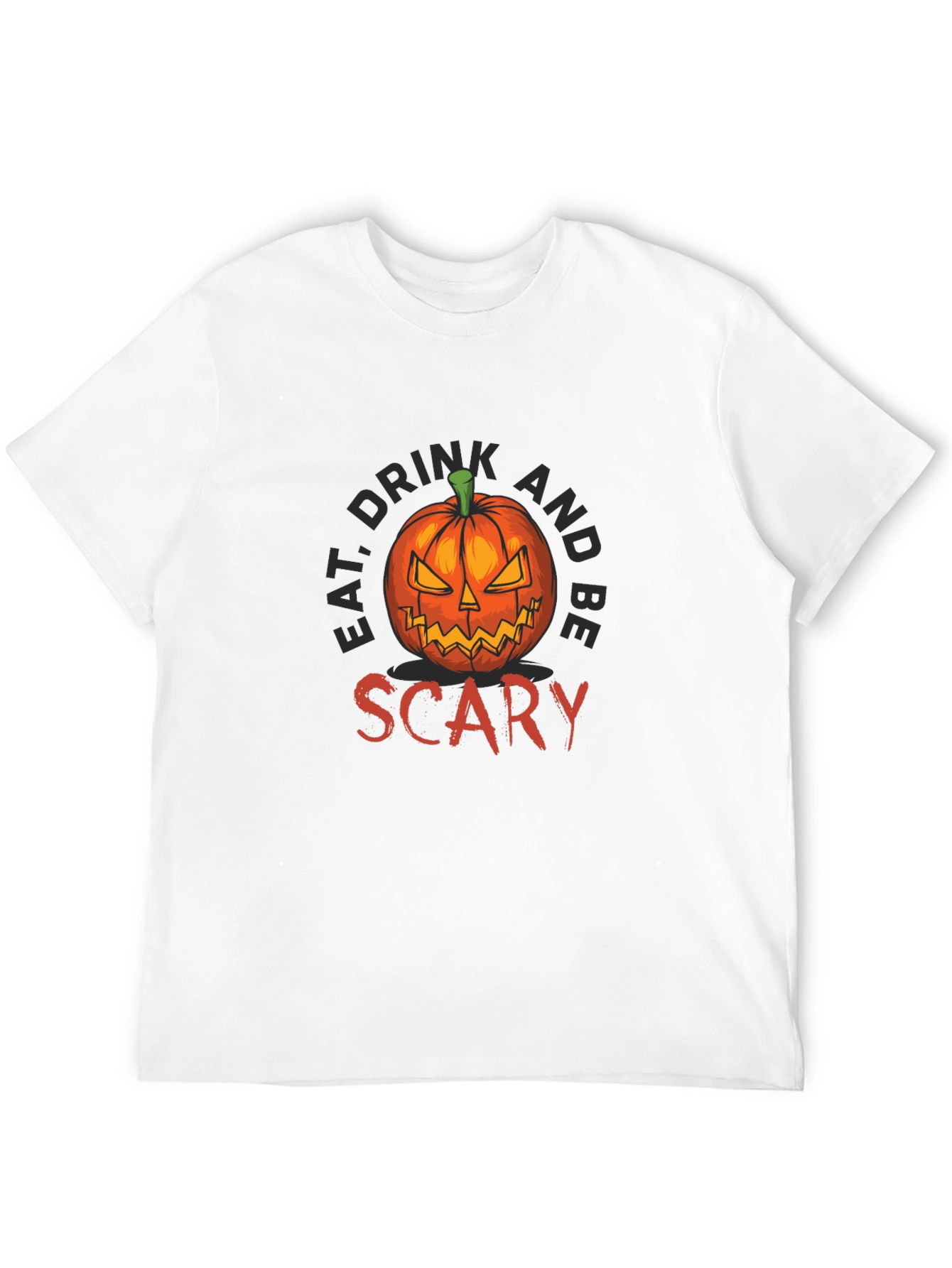 Eat Drink & Be Scary Pumpkin T-Shirt
