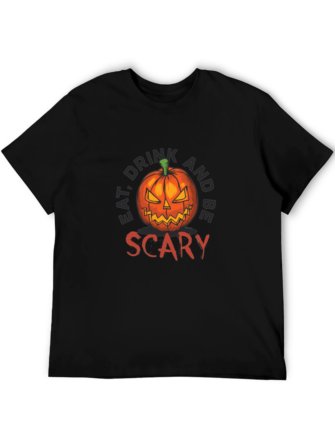 Eat Drink & Be Scary Pumpkin T-Shirt