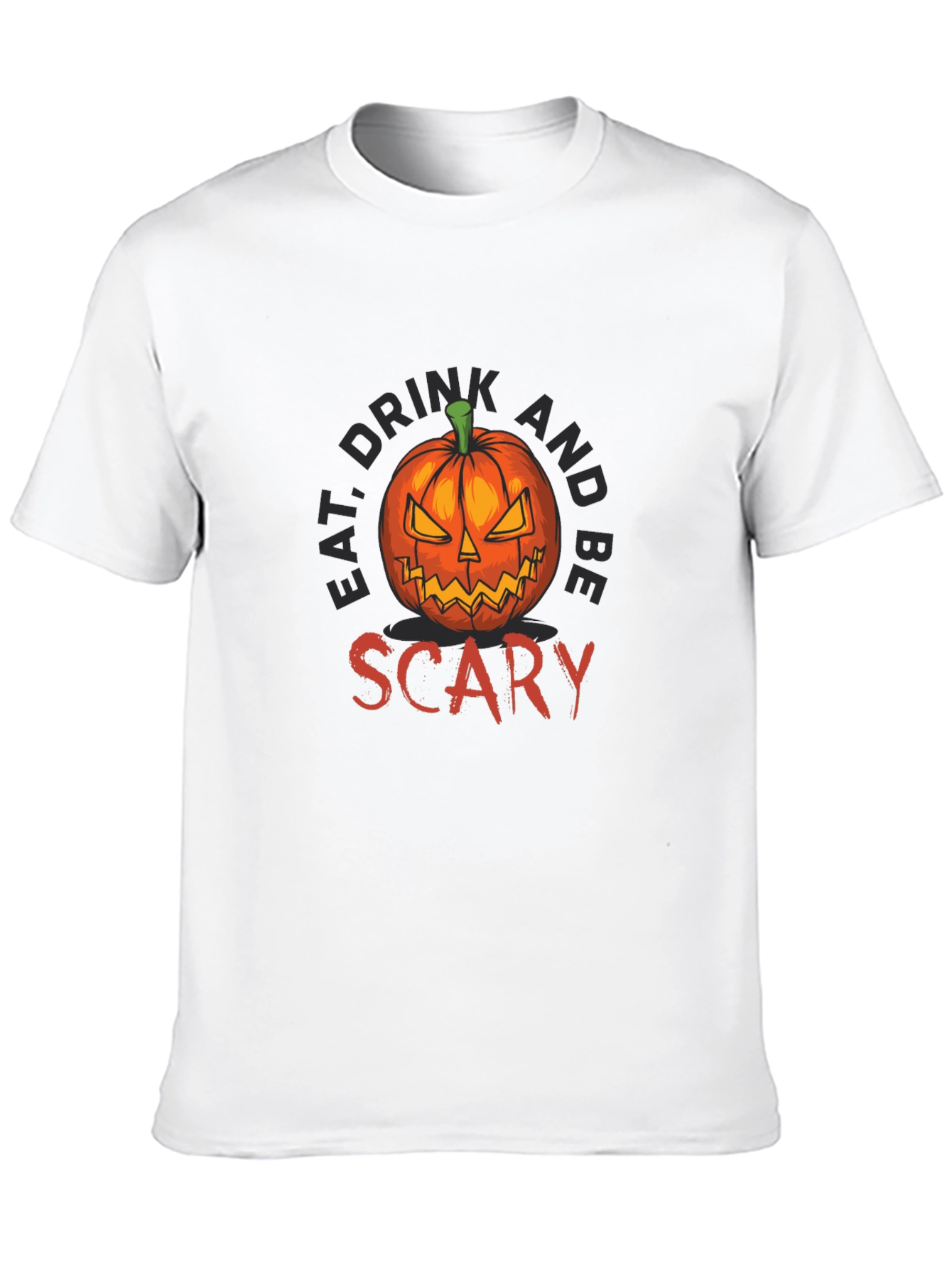 Eat Drink & Be Scary Pumpkin T-Shirt