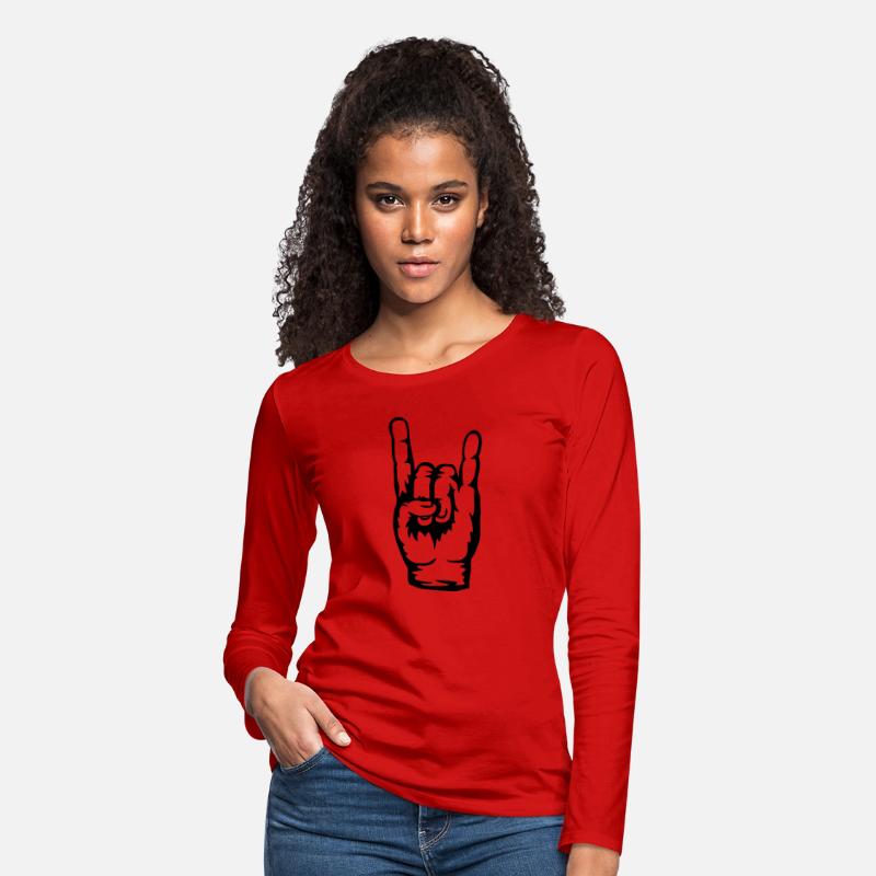 Logo heavy metal hand
