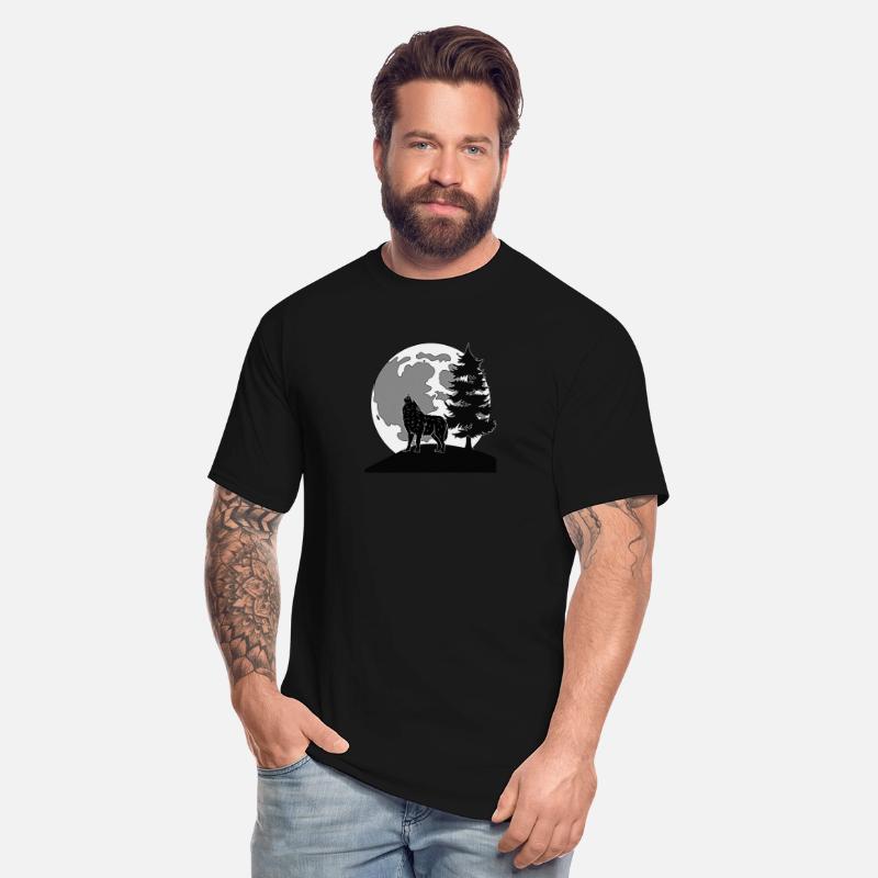 Lonly Wolf moon