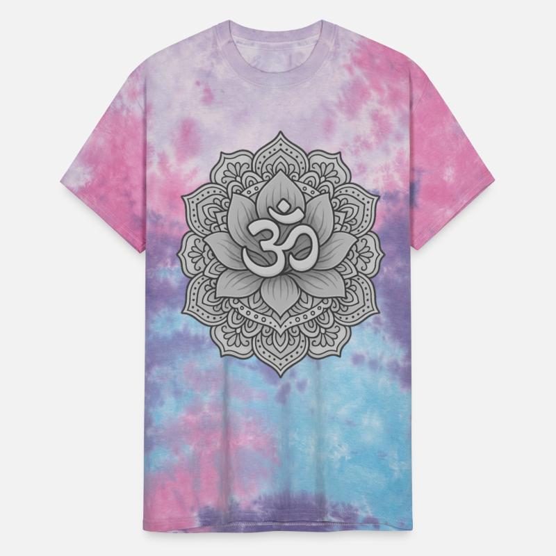 Lotus Mandala with Om Symbol – Mono Art