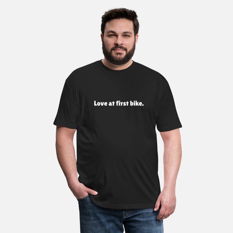 Love at first bike, funny sarcastic cycling slogan