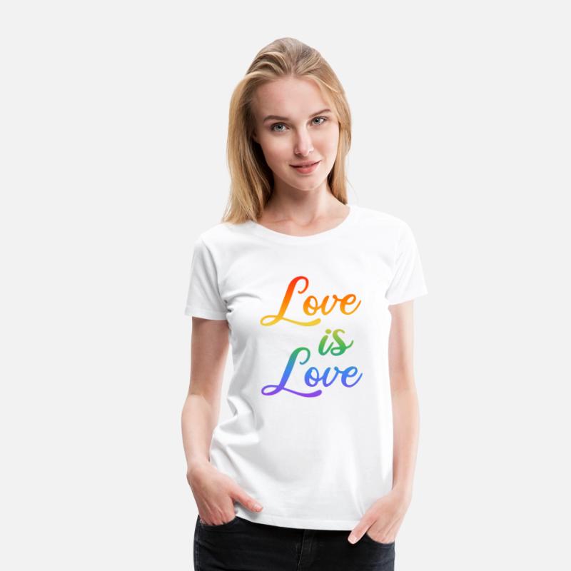 love is love rainbow colored letters