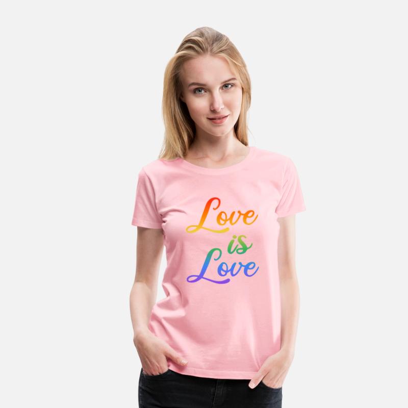 love is love rainbow colored letters