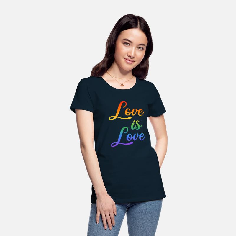 love is love rainbow colored letters