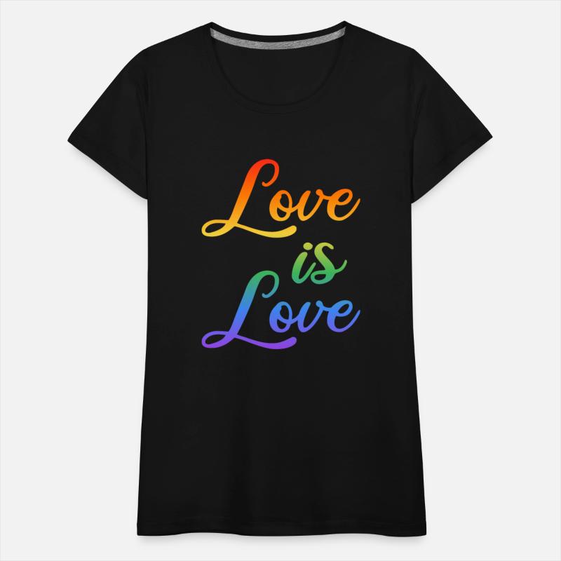 love is love rainbow colored letters