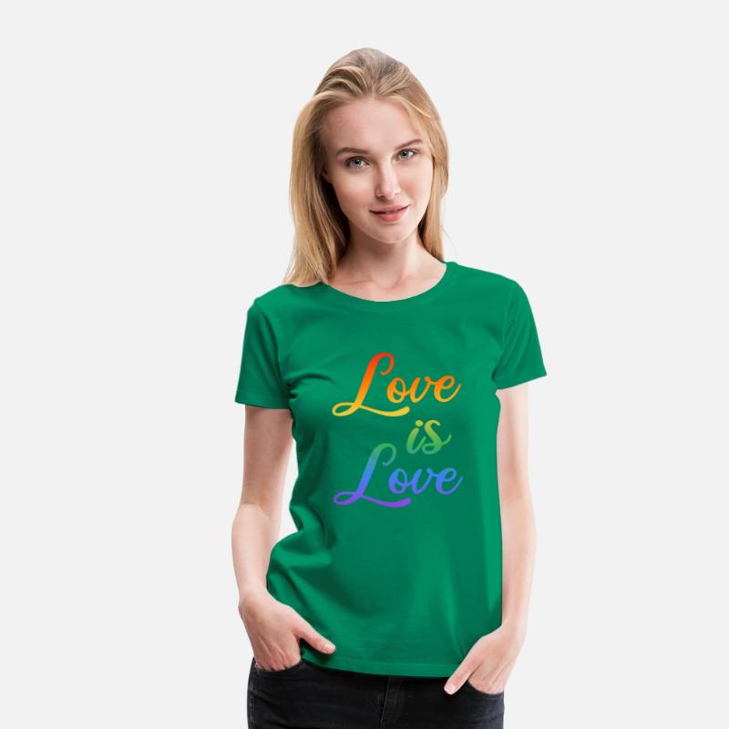 love is love rainbow colored letters