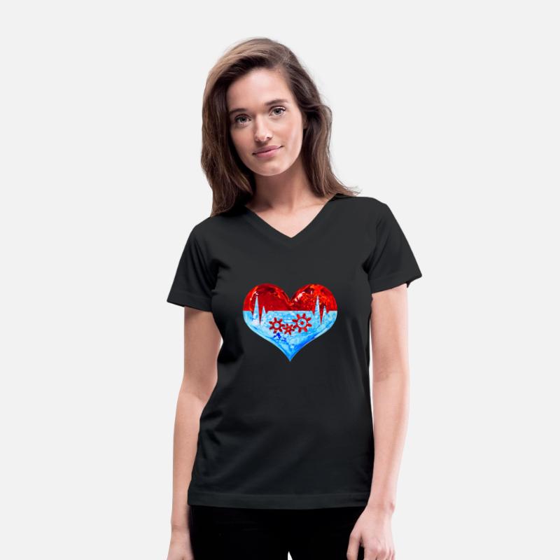 Love Winter Heart Let it Snow Ski Snowboard Climb