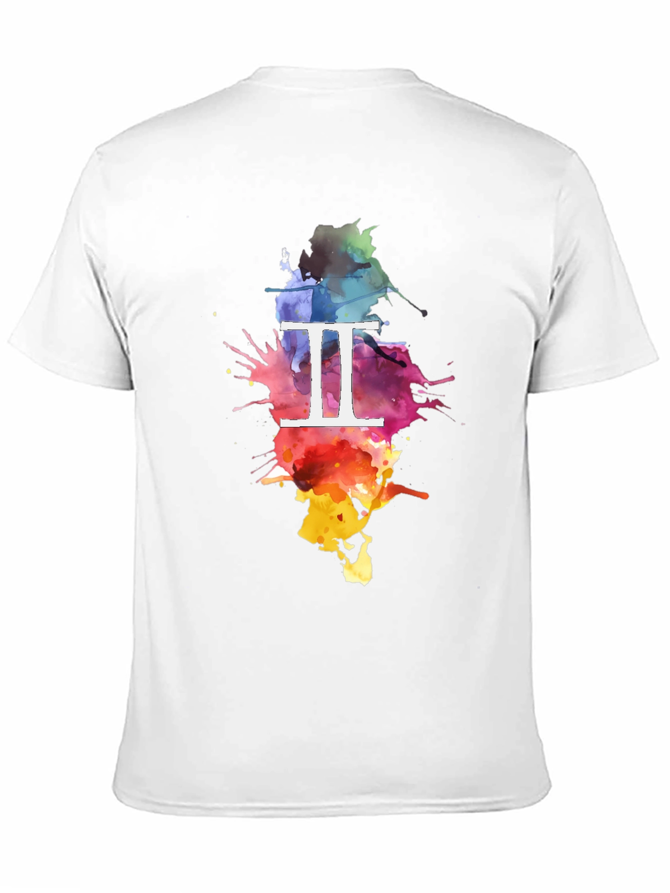 Gemini Zodiac Watercolor T-Shirt