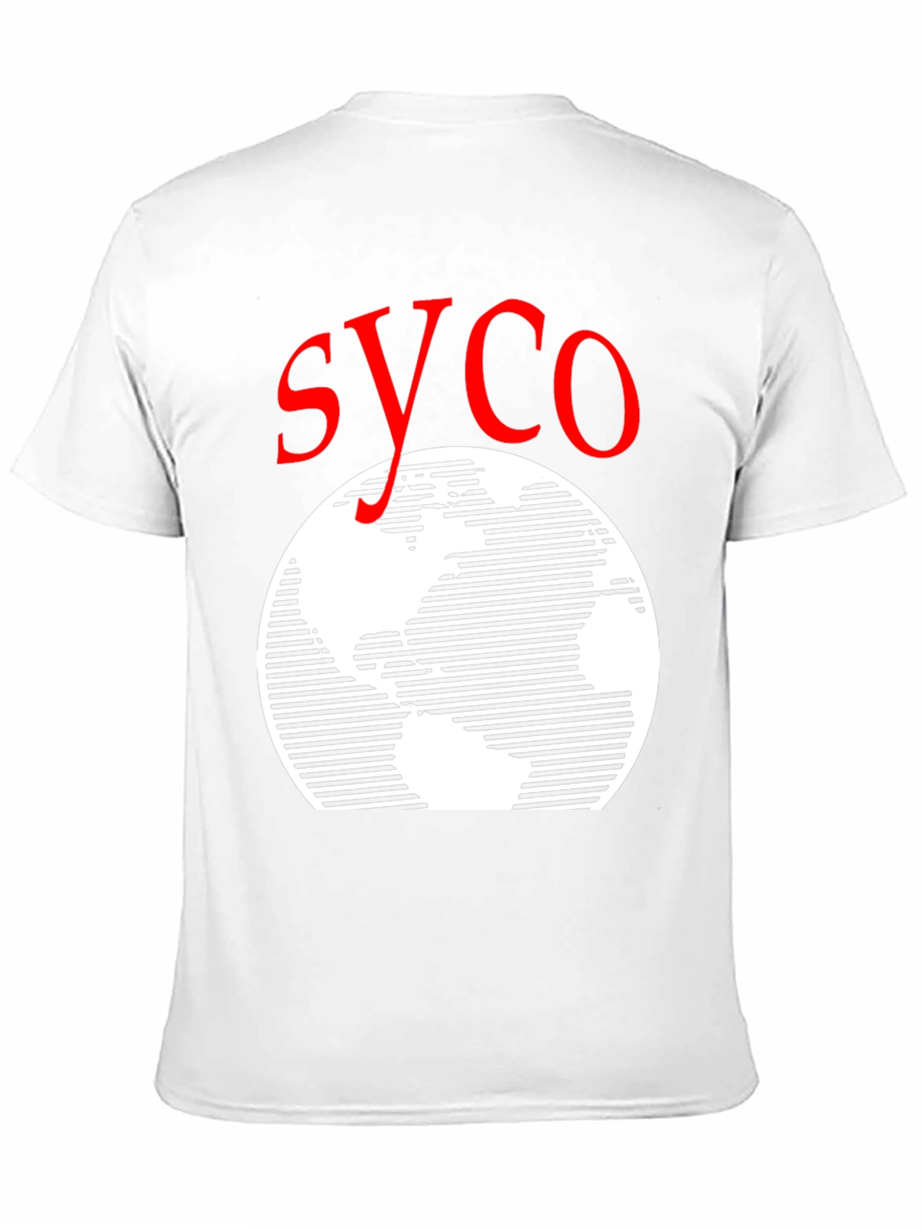 SYCO Graphic T-Shirt - Globe Design - Black