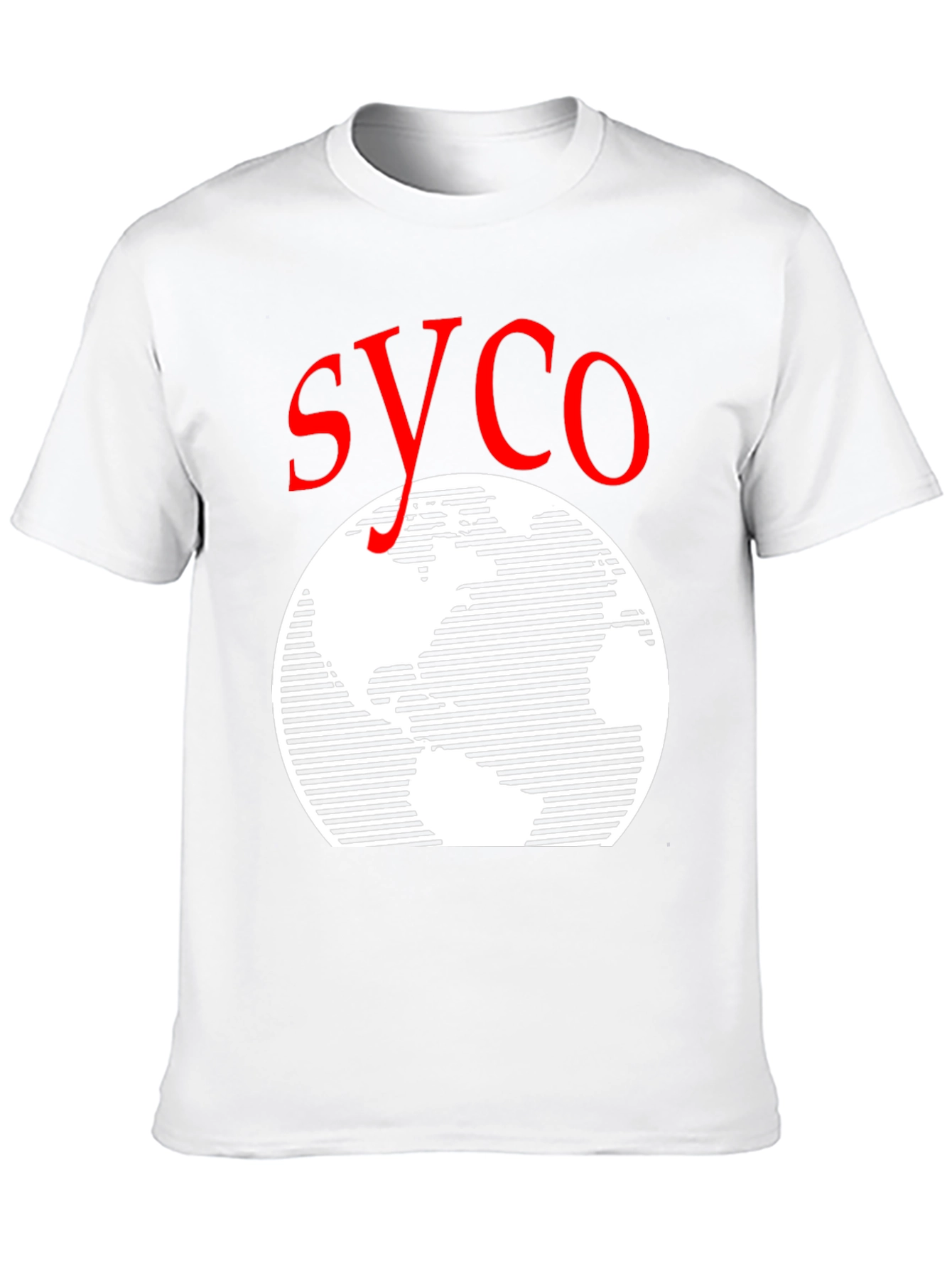 SYCO Graphic T-Shirt - Globe Design - Black